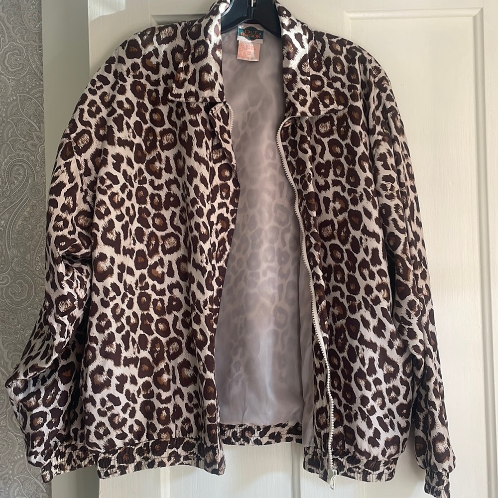 Leopard Jacket and Pants Set